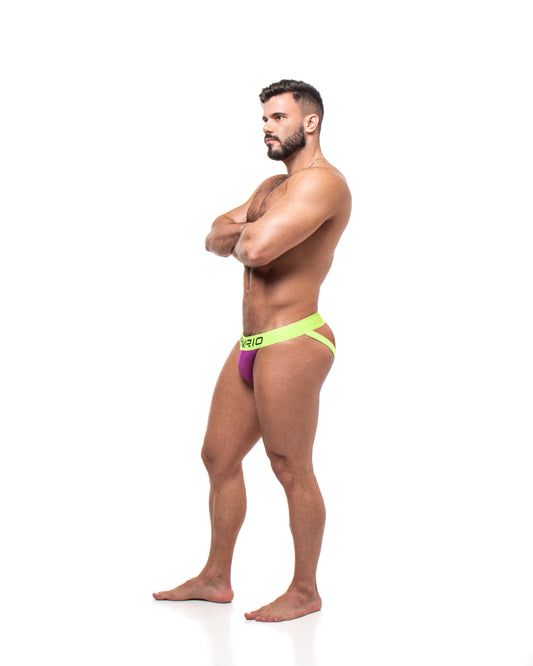 FCK JOCKSTRAP ROXO E VERDE