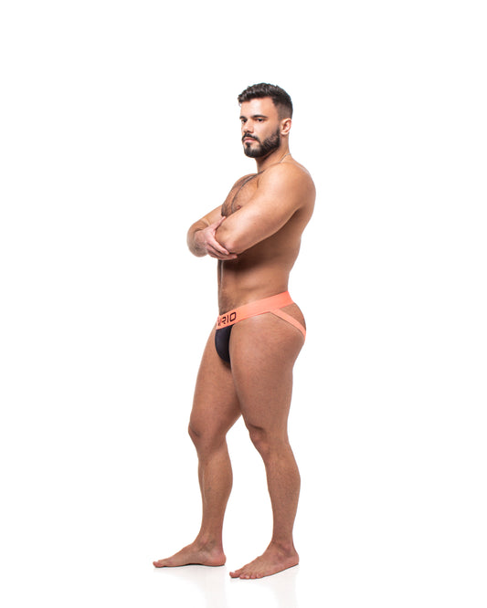 FCK JOCKSTRAP PRETO E LARANJA