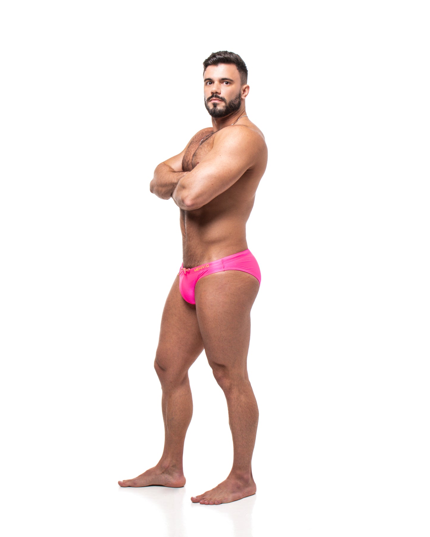 POSTO 9 SLIP FLUOR PINK SWIMSUIT