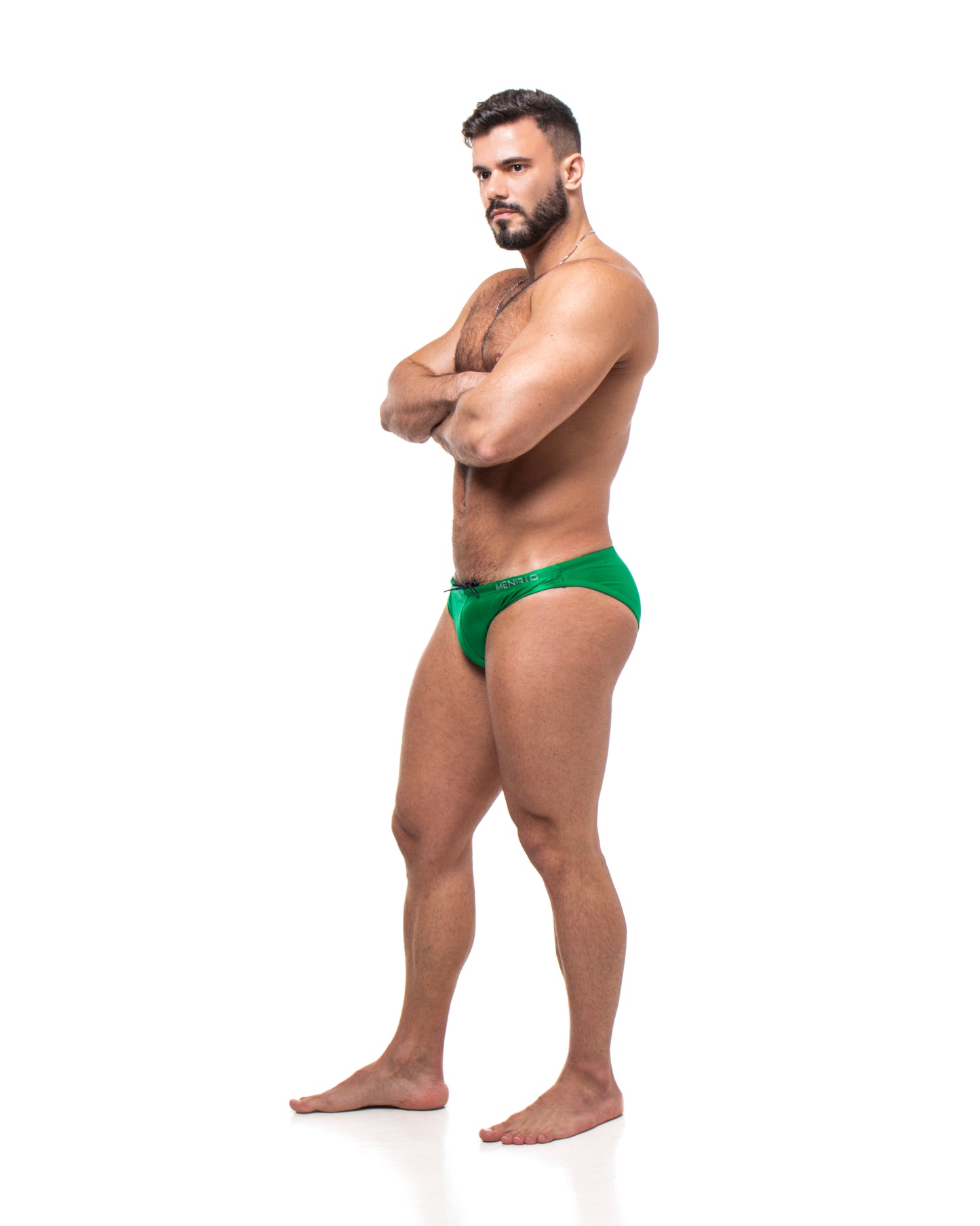 SUNGA POSTO 9 SLIP VERDE BANDEIRA
