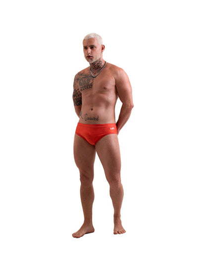 SUNGA ARPOADOR SLIM LARANJA DUPLA FACE