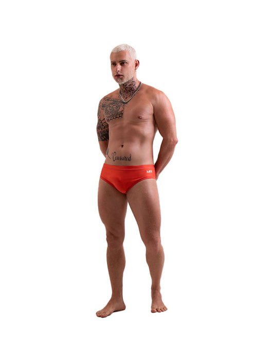 SUNGA ARPOADOR SLIM LARANJA DUPLA FACE