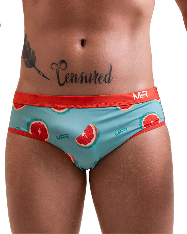 SUNGA ARPOADOR SLIM LARANJA DUPLA FACE