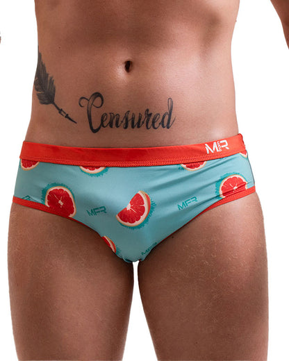 SUNGA ARPOADOR SLIM LARANJA DUPLA FACE