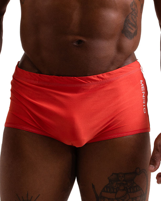 SUNGA ARPOADOR  BOXER LARANJA DUPLA FACE