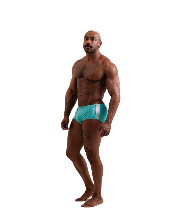 SUNGA ARPOADOR  BOXER AZUL DUPLA FACE