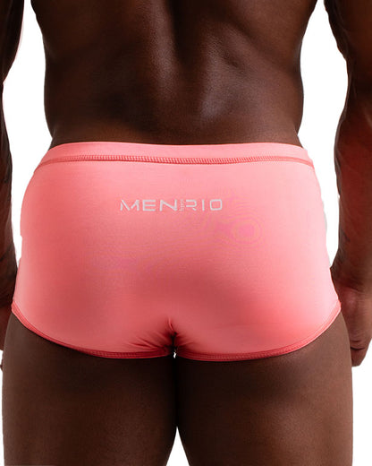 SUNGA ARPOADOR  BOXER PESSEGO DUPLA FACE