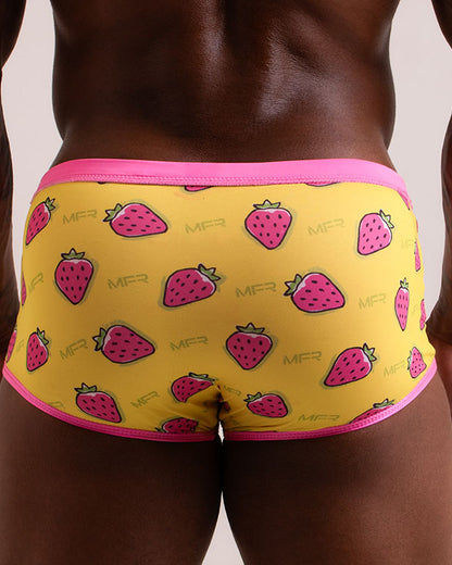 SUNGA ARPOADOR  BOXER ROSA DUPLA FACE