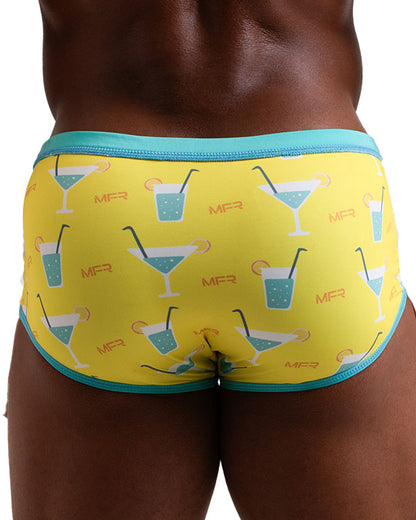 SUNGA ARPOADOR  BOXER AZUL DUPLA FACE