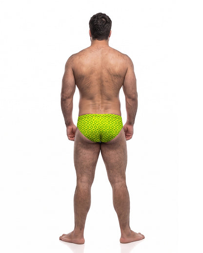 Sunga Baixo Leblon Verde e Amarelo