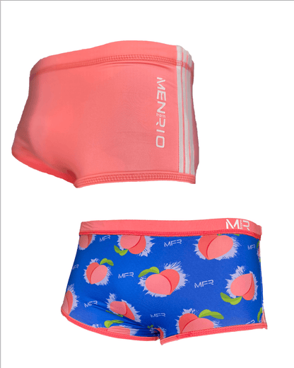 SUNGA ARPOADOR  BOXER PESSEGO DUPLA FACE