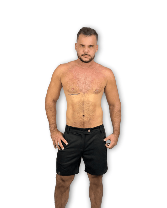 Short de alfaiataria All Black leblon MFR