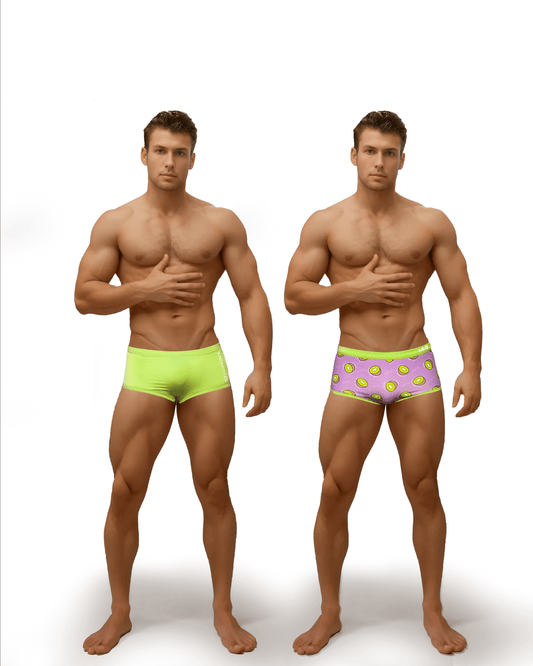 SUNGA ARPOADOR  BOXER VERDE DUPLA FACE