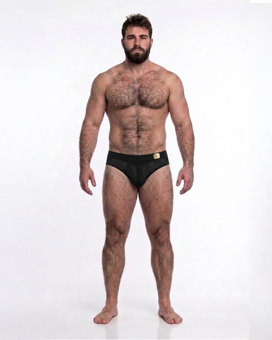 CUECA MESH BLACK