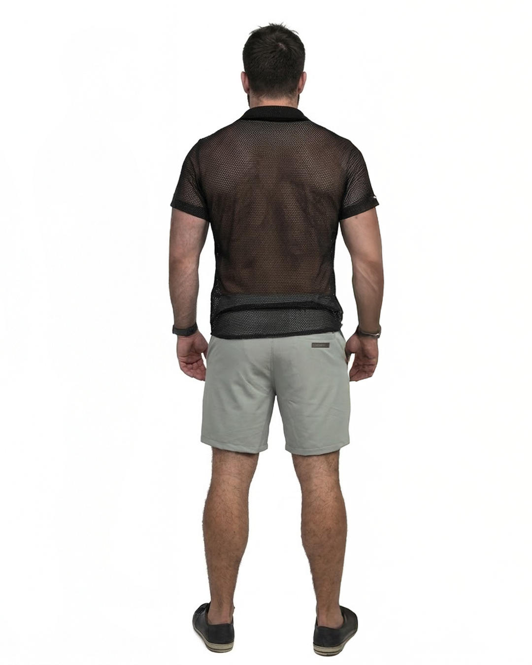 CAMISA RESORT MESH BÚZIOS All Black
