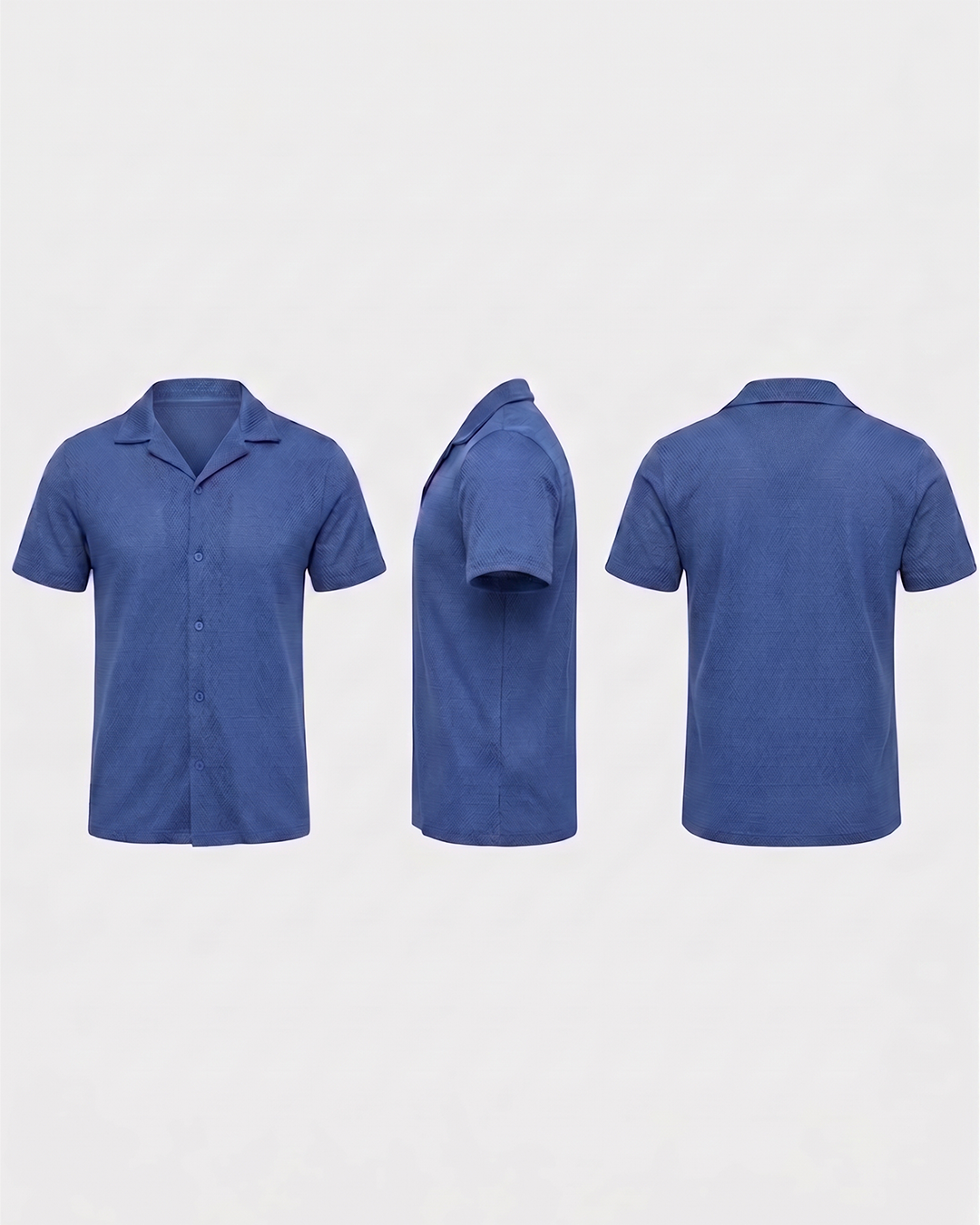 CAMISA RESORT MESH BÚZIOS Deep Blue