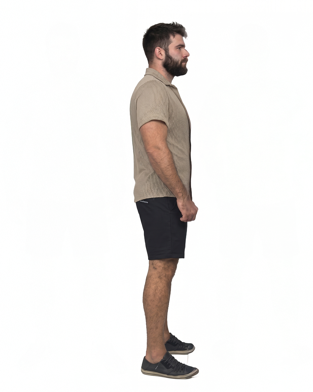 CAMISA RESORT MESH BÚZIOS KHAKI