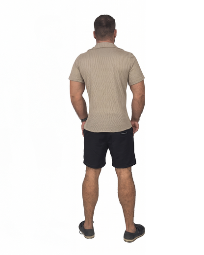CAMISA RESORT MESH BÚZIOS KHAKI