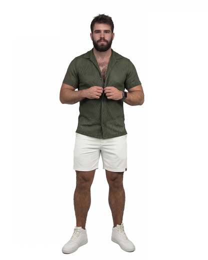 CAMISA RESORT MESH BÚZIOS Green Army