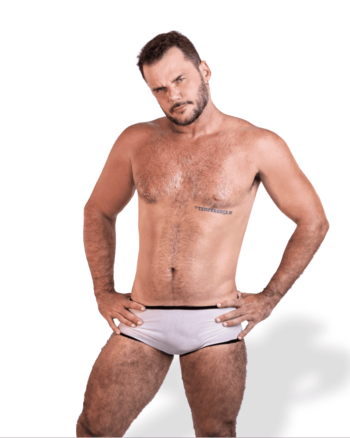 CUECA OBSESSED ALL TULLE BLACK & WHITE