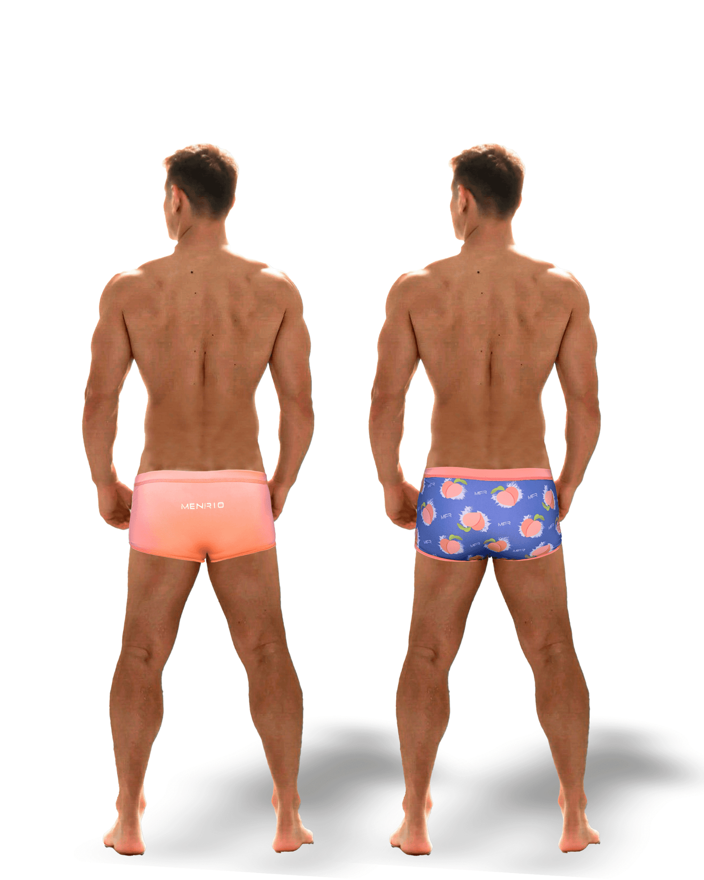 SUNGA ARPOADOR  BOXER PESSEGO DUPLA FACE