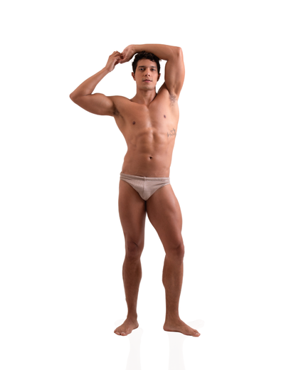 Sunga Mesh Búzios Slip Khaki