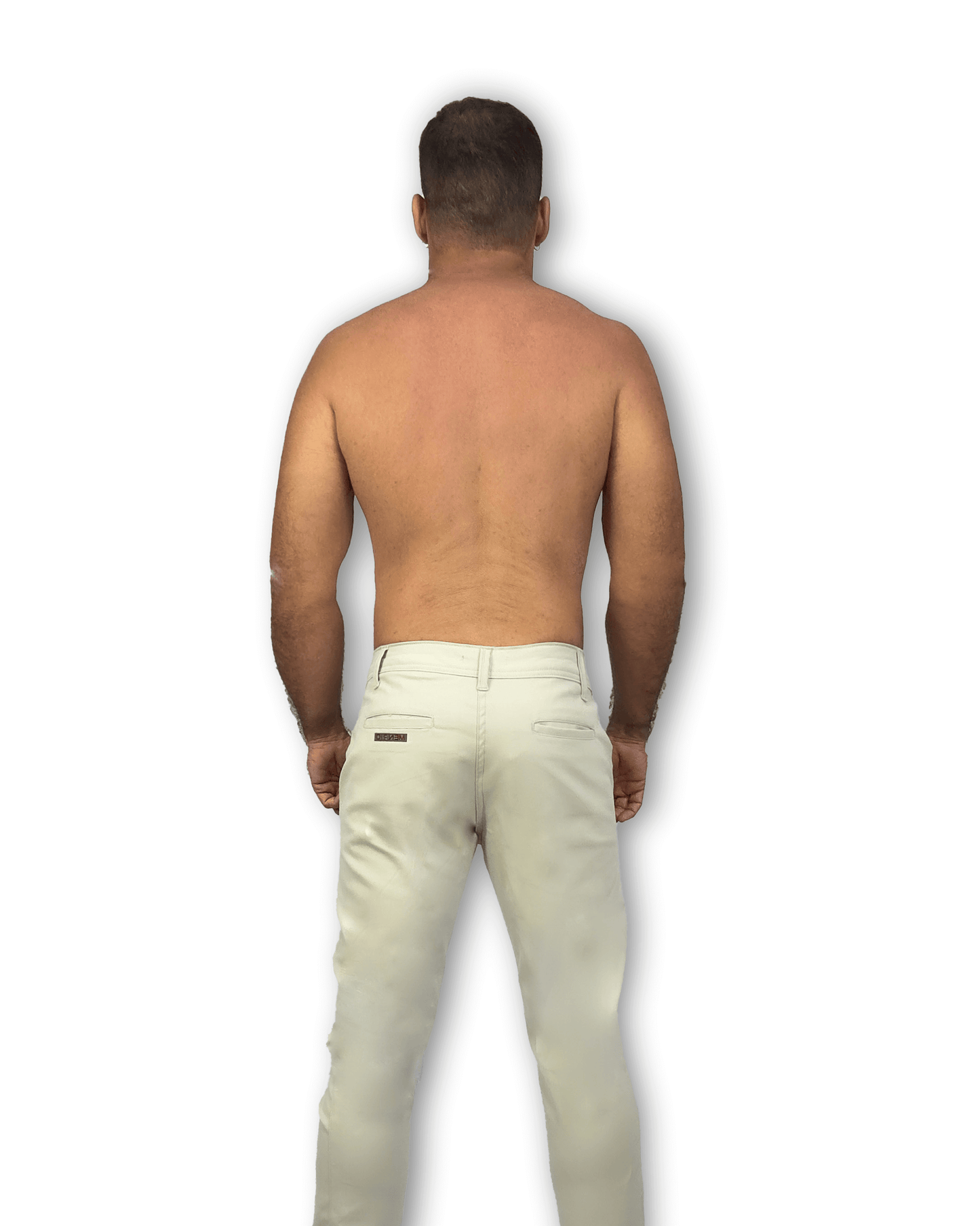 calça de alfaiataria Khaki Leblon MFR