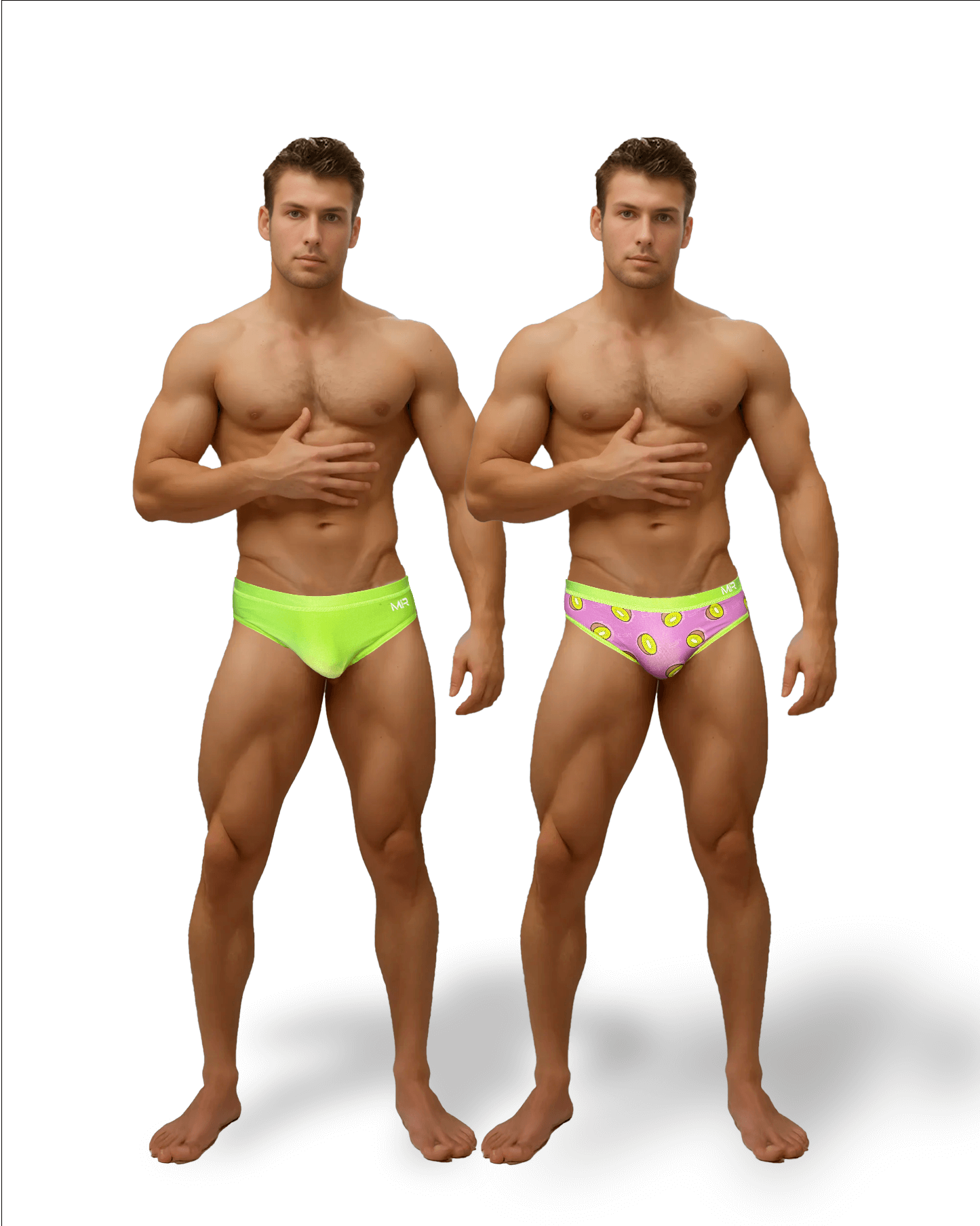 SUNGA ARPOADOR SLIM VERDE DUPLA FACE