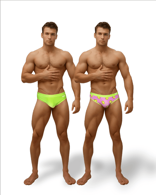 SUNGA ARPOADOR SLIM VERDE DUPLA FACE