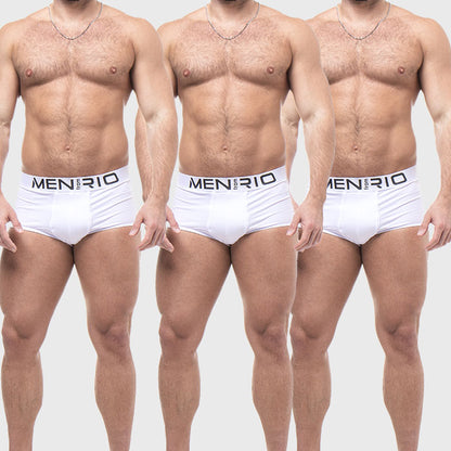 PACK CUECA  BIGGER BOXER  WHITE THREE