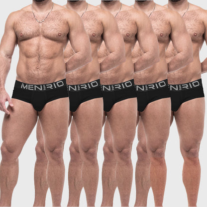 PACK CUECA  CLASSIC BRIEF BLACK FIVE