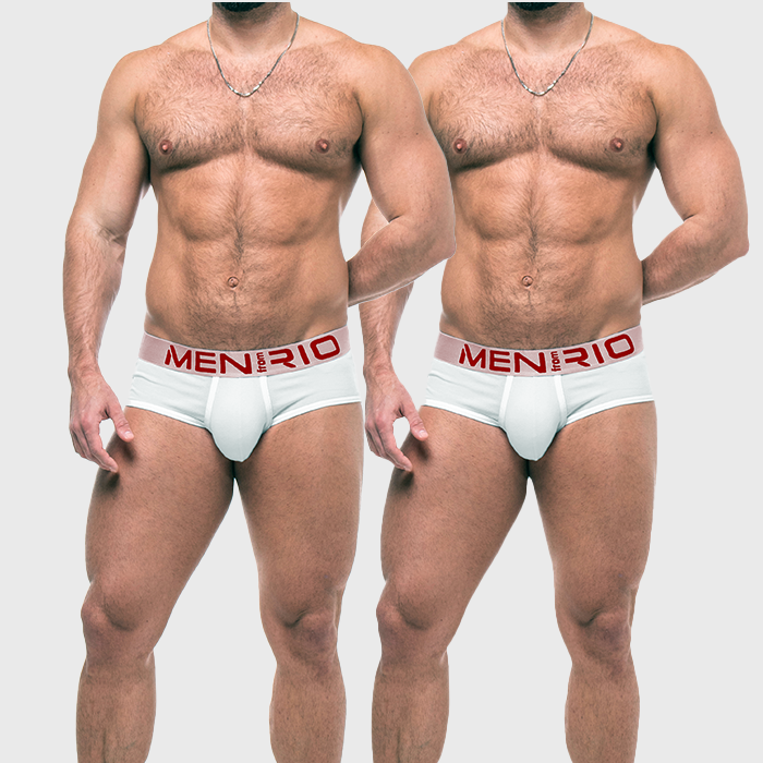 PACK CUECA  CLASSIC BRIEF WHITE DUE