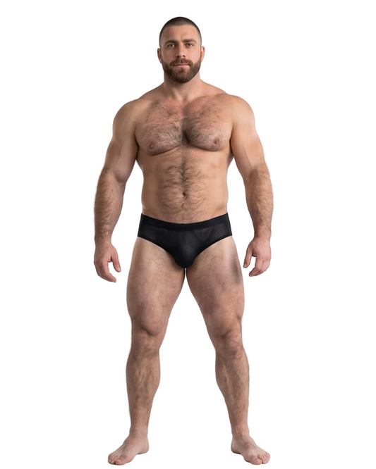 Sunga Mesh Búzios Slim All Black