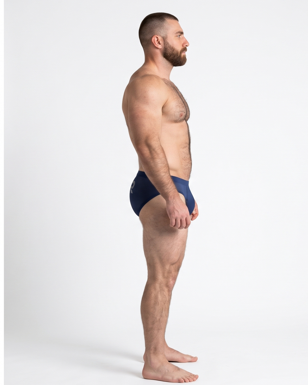 Sunga Mesh Búzios Slip Deep Blue