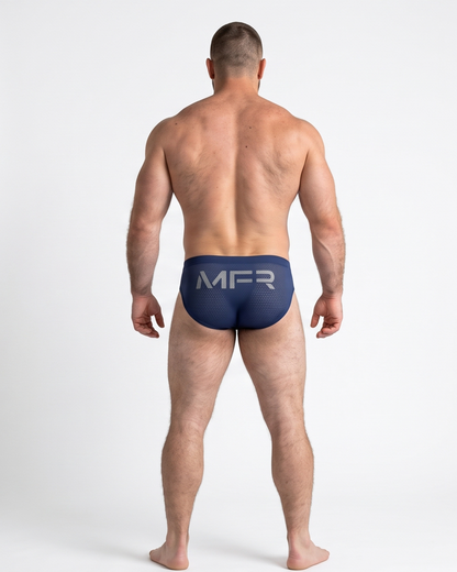 Sunga Mesh Búzios Slip Deep Blue