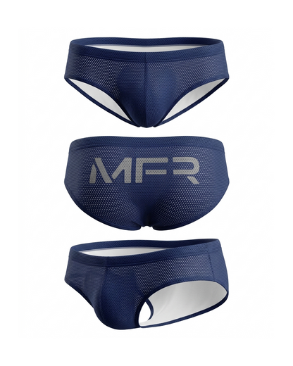 Sunga Mesh Búzios Slip Deep Blue