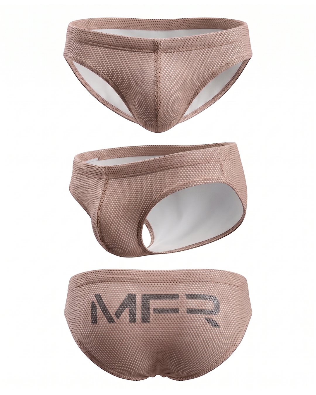 Sunga Mesh Búzios Slip Khaki